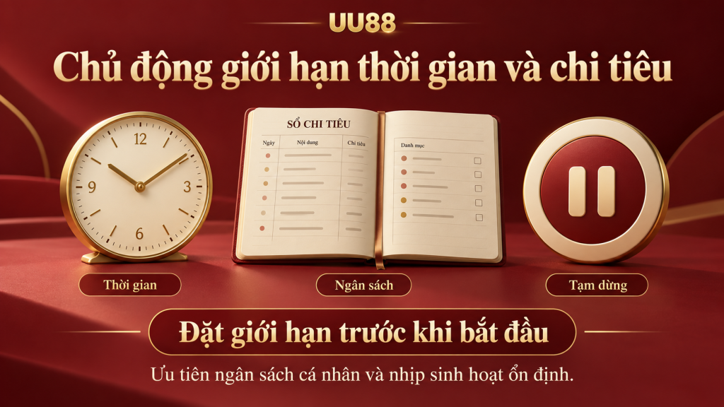 U88 – Chủ động giới hạn thời gian và chi tiêu